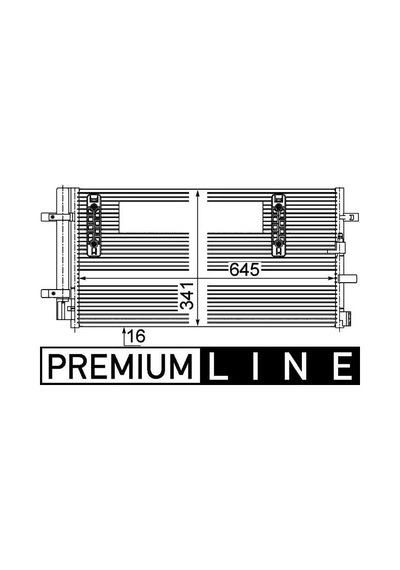 Audi A4 B8 Klima Radyatoru 2.0 Tdi 2008-2015 Mahle Ac457000p