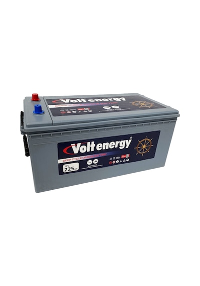 VOLT ENERGY 12 V 225 Amper Deep Cycle Marin Bakımsız Akü