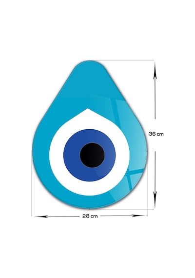 Decorita Cam Kesme Tahtası Damla Serisi - 1 28 x 36 CM