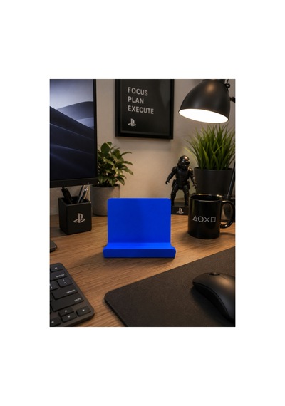 Mavi Tablet Standı 3d