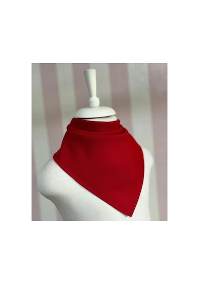 Herşeynota 1 Adet Kırmızı Düz Fular - Bandana - 23 Nisan, 29 Ekim, 30 Ağustos, 19 Mayıs Tören %100cotton Çok Renkli