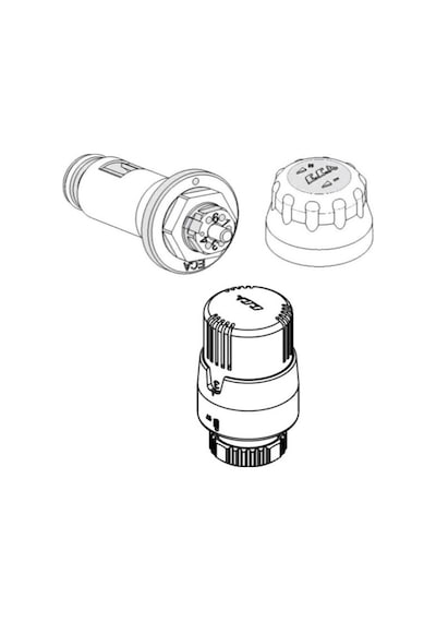 Eca Termostatik Trv4 Kafa Grubu 41,3mm 602120813 Krom