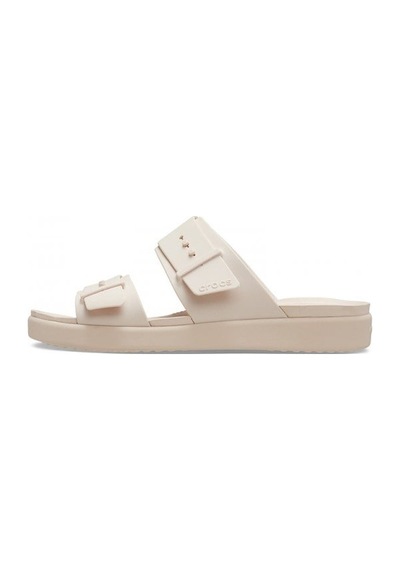 Crocs Brooklyn Buckle Low Low Kadın Terlik-33040 Pudra