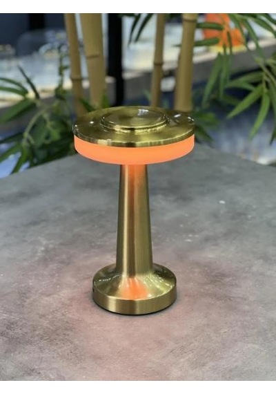 Acar Dekoratif Gold Metal Masa Lambası - 20 Cm Acr-491 Gold
