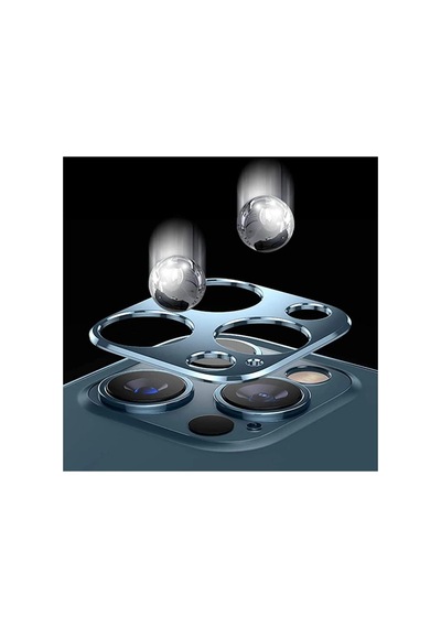 Uluvora İphone 12 3d Metal Kamera Koruyucu Metal Lens- 5775 - Hs08372924-2152 Kırmızı