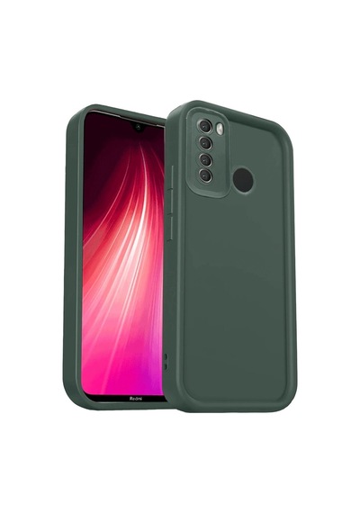 Redmi Note 8 Kılıf Viera Silikon - Koyu Yeşil İtdark42224