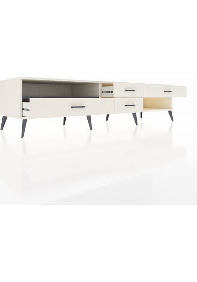 Kronos Tv Ünitesi Tek Raflı 4 Çekmeceli 220x59x51 Aytaşı-antrasit/aytaşı Antrasıt/aytası - Aytası Kronos Tv Ünitesi Tek Raflı 4 Çekmeceli 220x59x51 Aytaşı-antrasit/aytaşı Antrasıt/aytası - Aytası