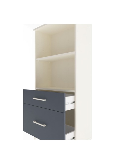 Arges Dolap 2 Raflı 2 Çekmeceli 60x30x134 Aytaşı-antrasit Aytaşı Arges Dolap 2 Raflı 2 Çekmeceli 60x30x134 Aytaşı-antrasit Aytaşı