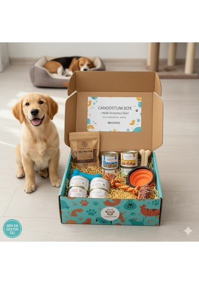 Candostumbox Köpek Hediye Kutusu Köpekler İçin Oyuncak, Atıştır