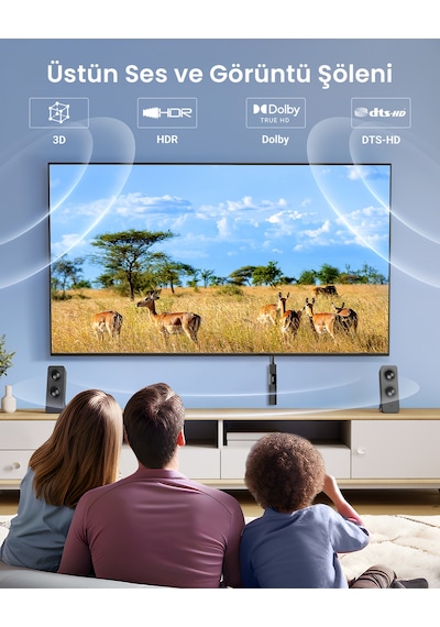 Ugreen Hdmı Birleştirme Uzatma Aparatı 4k/60hz, Siyah, 20107