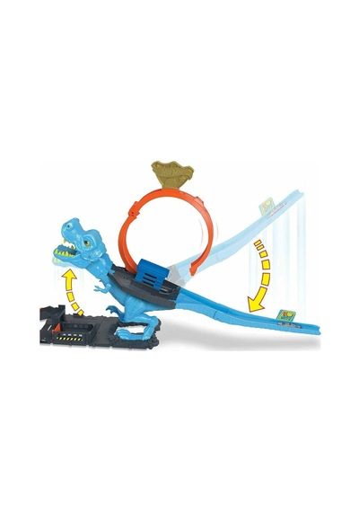 Hkx42 Hot Wheels Dinozor İle Mücadele Oyun Seti Çok Renkli