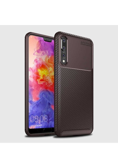 Huawei P20 Pro Kılıf Koruyucu Tasarim Negro Silikon Kapak