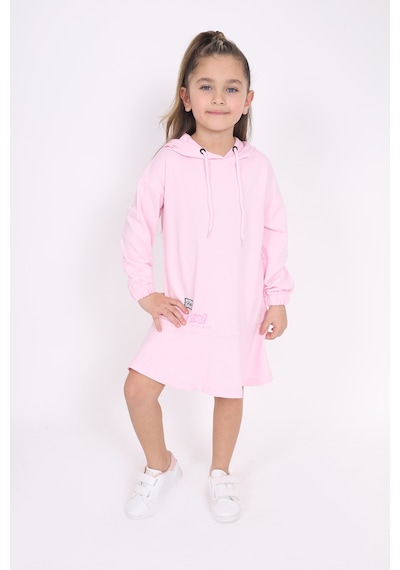 Toontoy Kız Çocuk Baskılı Elbise Açık Pembe Toontoy Kız Çocuk Baskılı Elbise Açık Pembe