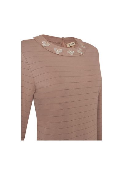 Aker 24ss02616112 Büyük Beden Bluz 24ss02616112 015 Bej Bej