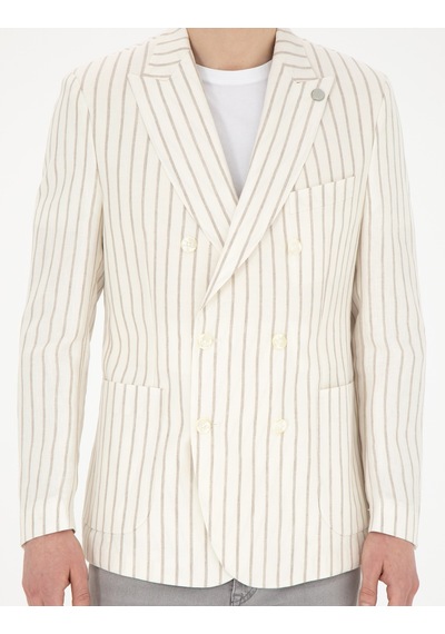 Pierre Cardin Erkek Ekru Ceket 50284938-vr019 Ekru