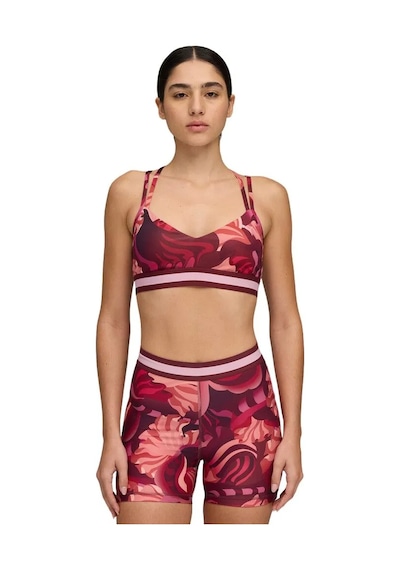 Puma Floral Rıbbon Low Bra Sporcu Sütyeni 52749496 Bordo