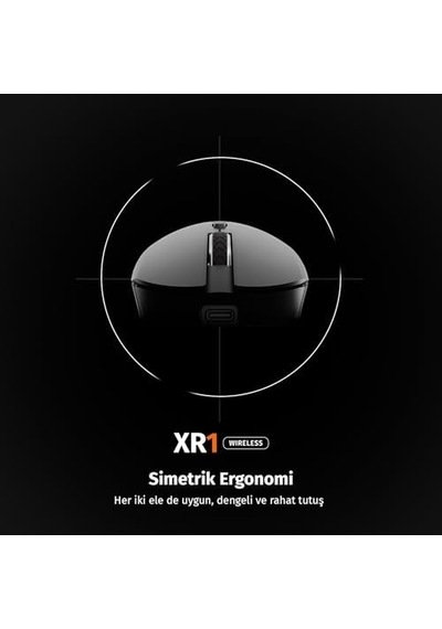 Section Xr1 Kablosuz Oyuncu Mouse, 10000 Dpı, Rgb Aydınlatma, 6 Tuş, 2.4g + Bluetooth + Kablolu, Type-c Şarjlı
