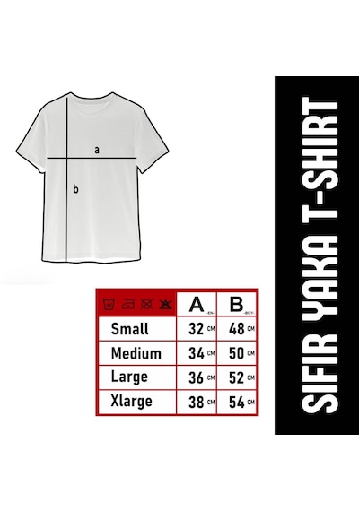 Sıfır Yaka T-shirt - %100 Pamuk Çocuk Atatürk Baskılı Beyaz