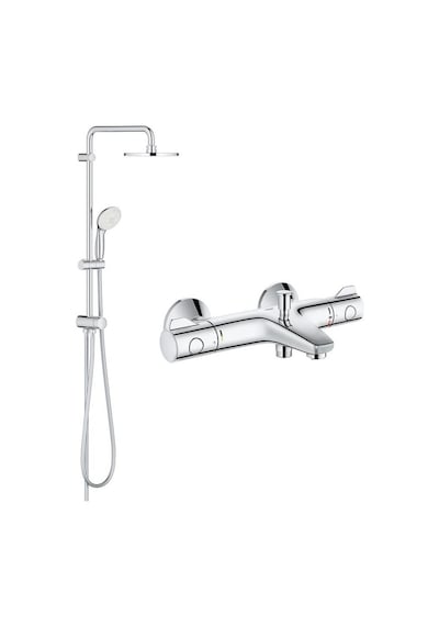 Grohe Duş Seti (Duş kolonu + Termostatik Batarya) 34576000Set Krom