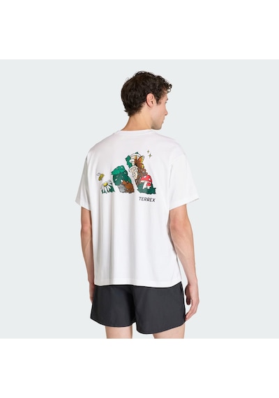Adidas Terrex Natura Logo Erkek Tişört C-adıkb9612e50a00 Beyaz
