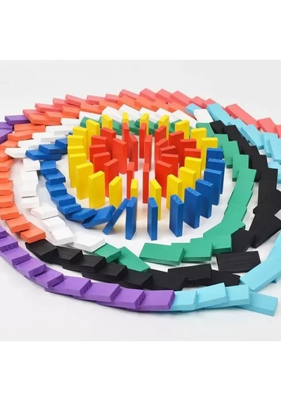 100 Parça Ahşap Domino