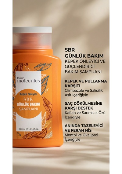 Doa Kozmetik Sbr Günlük Kepek Karşıtı Şampuan 300 Ml Kepekli