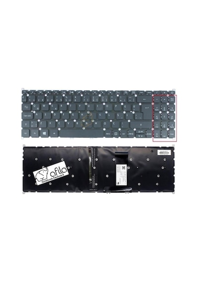 Acer Aspire 3 A315-42g-r8vu Klavyesi Siyah Tr Işıklı