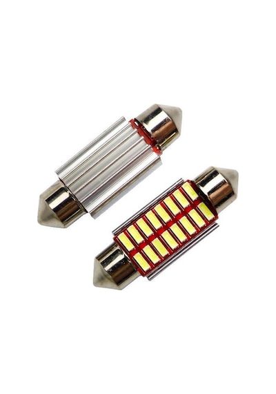 Sofit Araç İç Aydınlatma Tavan Plaka Beyaz Canbus C5W 41Mm Md2