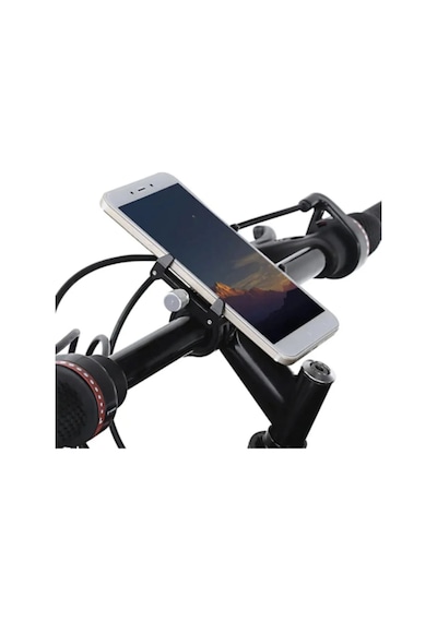 GUB AL6063 CNC G-85 Kr01 Bisiklet Motorsiklet Gidon Metal Vidalı Siyah Telefon Tutucu