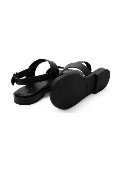 Sandalet Kadın 86p1 Frau London Leather Nero Siyah