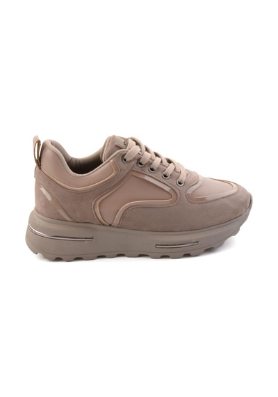 Bambi Vizon Vizon Süet Kadın Sneaker K01313003072
