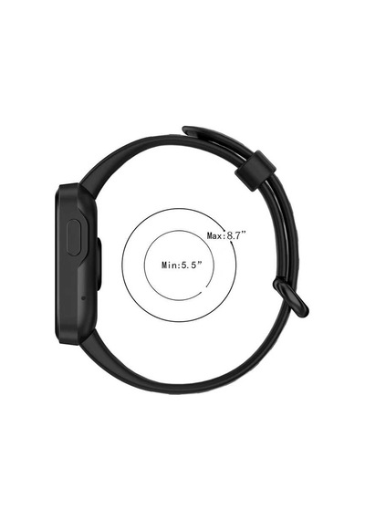 Xiaomi Redmi Watch 2 Lite Krd-02 Uyumlu Mkst Kordon-siyah-gri