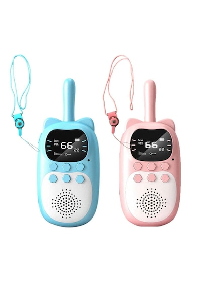 Çok Fonksiyonlu Çocuk Telsizi Walkie Talkie İnterkom İkili Paket