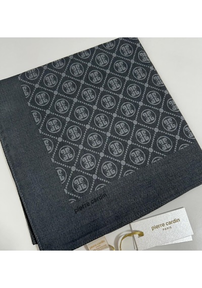 Pierre Cardin Elegans Monogram Eşarp - 1090750 -913 Füme Füme