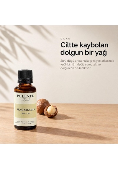 Makademya Cevizi Yağı,%100 Saf, Soğuk Sıkım, 30 Ml