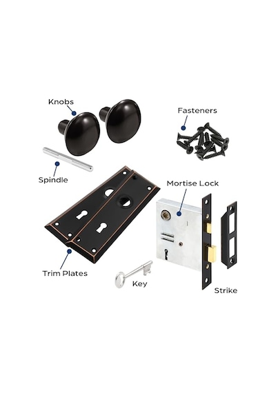 Products Classic Bronze E 2495 Mortise Keyed Knob Kırık Antik Kilit Setleri Ve Daha Fazlası İçin Mükemmel, 1-3/