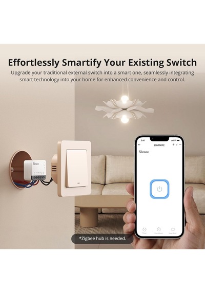 Zigbee Mini R2 Akıllı Röle Zbmınır2