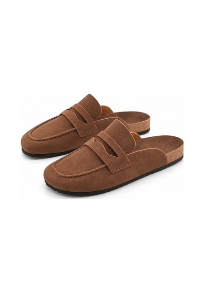 Dad Wolf Dadwolf Naples Wrapped 1029675 Loafer Terlik Mantar Taban Hafif Kaymaz Rahat Arkası Açık Günlük Mako Çok Renkli