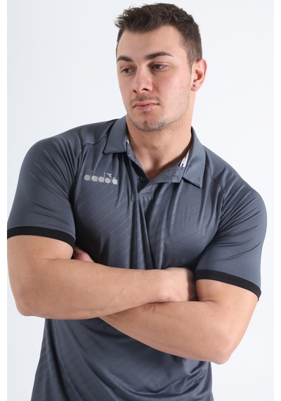 Diadora Elite Kamp T-Shirt Antrasit Gri