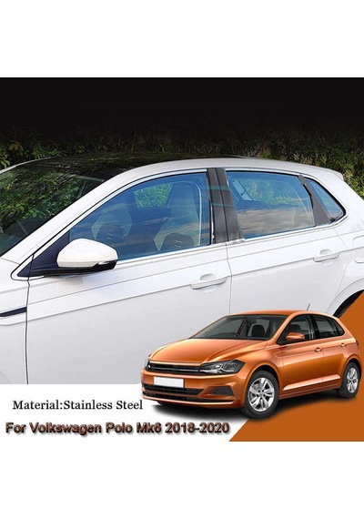 Volkswagen Polo Mk6 2018+ Tamtur 12 Parça Krom Cam Çıtası