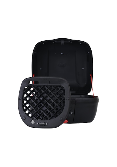 Motosiklet Arka Çantası Black 40 Litre Topcase Motor Çanta Full Sl-40 Siyah