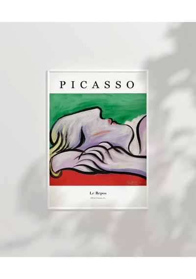 Çerçevesiz Poster Pablo Picasso Le Repos