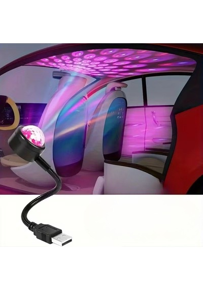 Usb Sese Duyarlı 8 Farklı Mod Işıklı Led Atmosfer Işığı - Ambiyans Aydınlatması