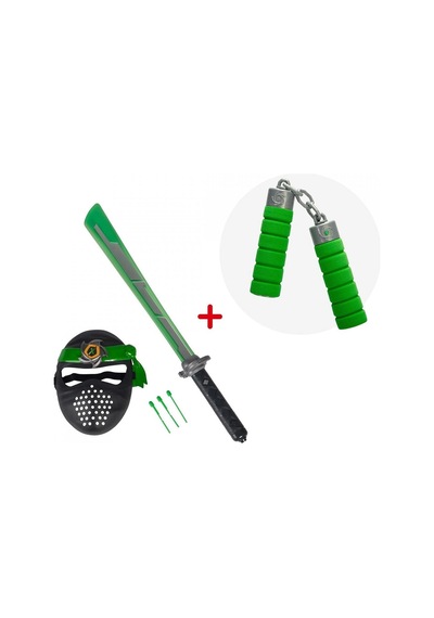 108042238 Next Ninja Sword And Mask Green