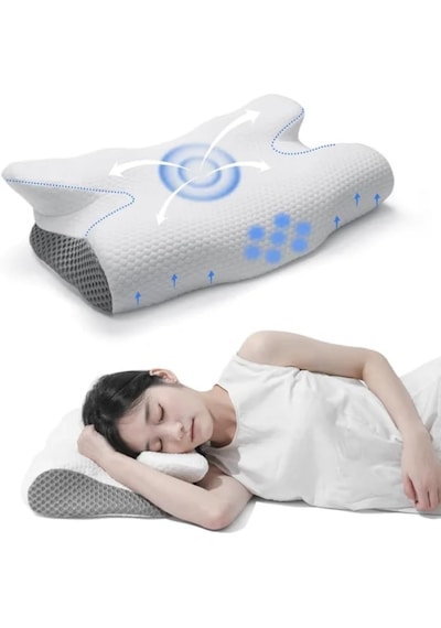 Boyun Desteği İçin Ultra Fıtık Ağrı Soğutma Yastığı, Ayarlanabilir Servikal Yastık Rahat Uyku, İcin Ergonomik Konforlu Hafızalı Köpük Yastıklar Giri Beyaz Boyun Desteği İçin Ultra Fıtık Ağrı Soğutma Yastığı, Ayarlanabilir Servikal Yastık Rahat Uyku, İcin Ergonomik Konforlu Hafızalı Köpük Yastıklar Giri Beyaz