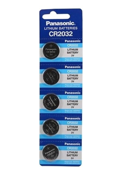 2032 3v Lityum Düğme Pil 5'li Paket Çok Renkli