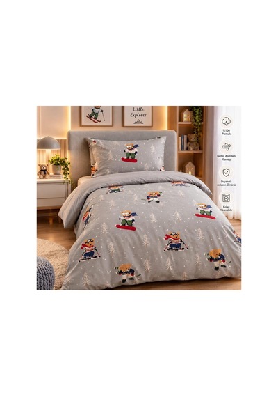 Cotton Star Ranforce Çocuk/genç Tek Kişilik Nevresim Takımı Çok Renkli - 938067427 Çok Renkli