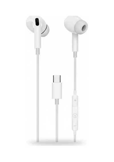 Lucatech Lh-307 Type-c Mikrofonlu Stereo Kulak İçi Kulaklık - Beyaz Lh-307