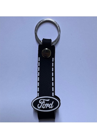 Förd Focus İle Uyumlu Logolu Alüminyum Sibop Kapağı Ve Silikon Anahtarlık