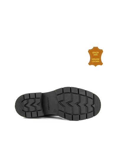 Hush Puppies Kabo 725810 Gerçek Deri, Anatomik, Erkek Ayakkabı Siyah Siyah